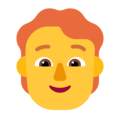 Person Red Hair Emoji Windows