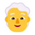 Person White Hair Emoji Windows