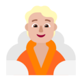 Person In Steamy Room Emoji Windows