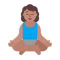 Woman In Lotus Position Emoji Windows