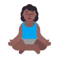 Woman In Lotus Position Emoji Windows