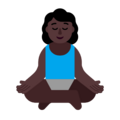 Woman In Lotus Position Emoji Windows