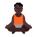 Person In Lotus Position Emoji Windows