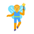 Man Fairy Emoji Windows