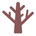 Leafless Tree Emoji Windows