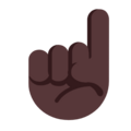 Index Pointing Up Emoji Windows
