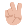 Victory Hand Emoji Windows