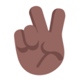 Victory Hand Emoji Windows