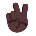 Victory Hand Emoji Windows