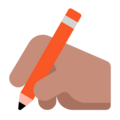 Writing Hand Emoji Windows