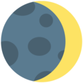 Waxing Crescent Moon Emoji Mozilla