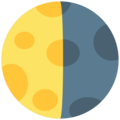 Last Quarter Moon Emoji Mozilla