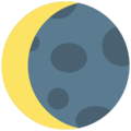 Waning Crescent Moon Emoji Mozilla
