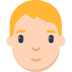 Person Blond Hair Emoji Mozilla