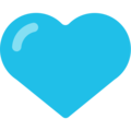 Blue Heart Emoji Mozilla