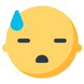Downcast Face With Sweat Emoji Mozilla
