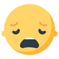 Weary Face Emoji Mozilla
