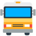Oncoming Bus Emoji Mozilla