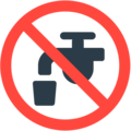 Non Potable Water Emoji Mozilla
