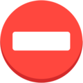 No Entry Emoji Mozilla
