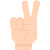 Victory Hand Emoji Mozilla