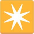 Eight Pointed Star Emoji Mozilla