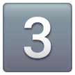 Keycap Digit Three Emoji Samsung