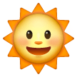 Sun With Face Emoji Samsung