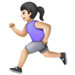 Woman Running Emoji Samsung