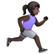 Woman Running Facing Right Emoji Samsung