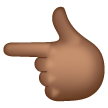 Backhand Index Pointing Left Emoji Samsung