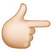 Backhand Index Pointing Right Emoji Samsung