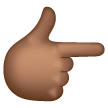 Backhand Index Pointing Right Emoji Samsung