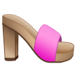Womans Sandal Emoji Samsung