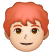 Man Red Hair Emoji Samsung