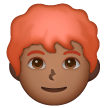 Man Red Hair Emoji Samsung