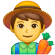 Man Farmer Emoji Samsung
