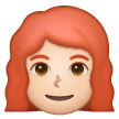 Woman Red Hair Emoji Samsung