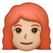Woman Red Hair Emoji Samsung