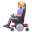 Woman In Motorized Wheelchair Emoji Samsung