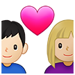 Couple With Heart Woman Man Emoji Samsung