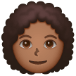 Woman Curly Hair Emoji Samsung
