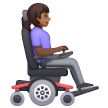 Woman In Motorized Wheelchair Facing Right Emoji Samsung