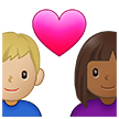 Couple With Heart Woman Man Emoji Samsung