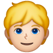 Person Blond Hair Emoji Samsung