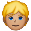 Person Blond Hair Emoji Samsung