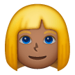 Woman Blond Hair Emoji Samsung