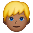 Man Blond Hair Emoji Samsung