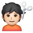 Person Getting Haircut Emoji Samsung