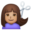 Woman Getting Haircut Emoji Samsung